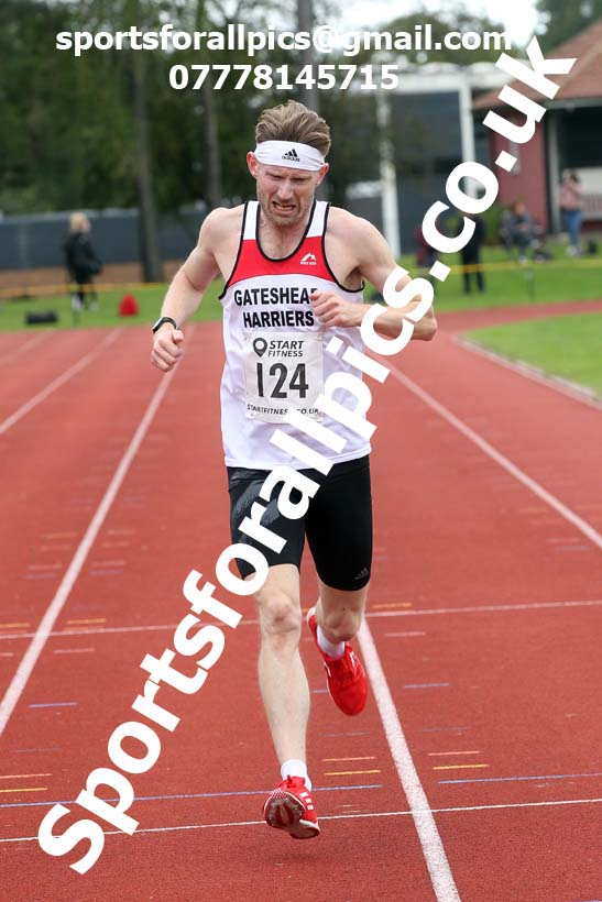3000 metres, NECAA Open Meeting, Morpeth, Sunday, September 27th. David T. Hewitson/Sports for All Pics